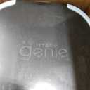 Litter Genie Standard Pail (Silver) | Cat Litter Box Waste Disposal System for Odor Control | Includes 1 Square Refill Bag