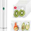 Vixino Vacuum Sealer for Food,Compact Handheld Vacuum Sealer Machine with 30 Reusable Bags & 3 Containers,Seals Liquids & All Foods,Portable for Sous Vide,Travel,Camping,Kitchen,Gifts