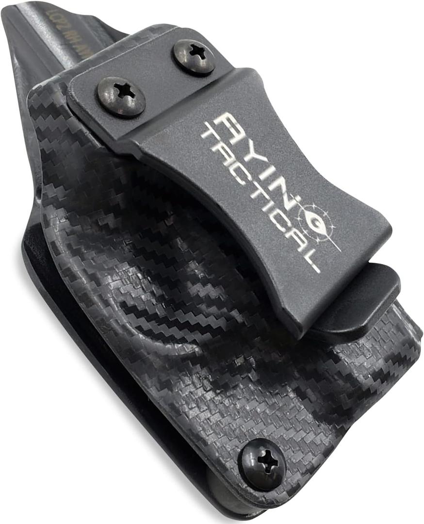 2 in 1 Concealed Carry Holster IWB OWB Right-Handed Holster, Made in USA, Optics Cut, Positive Adjustable Retention