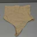 SIMIYA Thong Shapewear Tummy Control for Women High Waist Stay-Put Body Shaper Girdle Compression Stomach Shapewear Thong (Large, #01-1pc Nude-high Waisted)