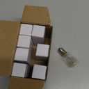 Canamax T20 E12 Salt Lamp Bulb 120V 15W - Warm White Light 2700K 80lm, E12 Candelabra Base - Compatible with Himalayan Salt Rock Lamps & Baskets, Scentsy Plug-in Wax Warmers, Night Lights - Pack of 8