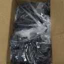 2Pcs Square Rain Chain, Black Rain Chains for Gutters 8.5 FT, Durable Black Powder-Coated Aluminum, Rain Chains for Outside, Adjustable Rain Catcher Chain, Premium Rain Chains for Gutters