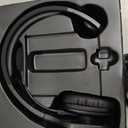 TECKNET Trucker Bluetooth Headset, Trucker Bluetooth Headphones with Microphone AI Noise Canceling Wireless On Ear Headset, Hands Free Wireless Headset for Cell Phone Computer Office Home (Black)