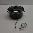 Crock-Pot 4-Quart Manual Slow Cooker, Black