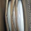 LIANYU Dinner Plates Set of 4, 10.5 Inch Large & Round Porcelain Dinner Plates, Stoneware Dishes Set for Serving Salad, Dessert, Appetizer, Oven, Microwave & Dishwasher Safe, Stackable, Four-color