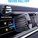 2 x TT&C Phone Holder for Car Universal Magnetic N52 6pc Air Vent Phone Mount for Car, 360 Adjustable Super Strong Magnet for iPhone, Galaxy, Google Pixel and Other Smartphones