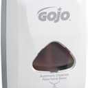 GOJO 274012 TFX Foam Soap Dispenser, 1200ml, 4 1/10w x 6d x 10 3/5h, Gray