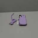 Phone Case for Samsung Galaxy S23 FE 5G Wallet Cell Cover with Tempered Glass Screen Protector Wrist Crossbody Strap Stand Lanyard RFID Blocking Credit Card Holder S 23 EF S23FE 23S Women Girls Purple