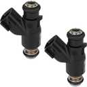 JDMON Fuel Injector 6 Holes Compatible with Harley Davidson Blackline Breakout Cross Bones Rocker C Softail Custom Dyna Fat Bob Dyna Street Bob Softail Night Train 2007-2017 Replacement for 27709-06A