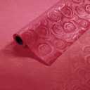 LWFyyds Waterproof Floral Wrapping Paper Flower Bouquet Gift Wrap Korean Florist Supplies - Red, 23.6 Inches (W) X 44.6 Feet (L)