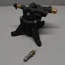 YAMATIC Vertical Pressure Washer Pump Max 3400 PSI 2.5 GPM, 7/8" Shaft Replacement Pump for Power Washer, Compatible with Simpson, Honda, Ryobi, Craftsman, GCV190 Rear Inlet/Outlet