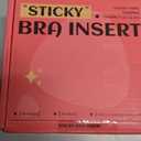Double Sided Sticky Bra Inserts, Invisible Push Up Sticky Bra Pads for Large Breasts, Stick on Bra for Bikini Swimsuits (Medium, Beige)