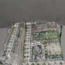 Vintage 3' x 5 ' Washable Area Rug - Stylish Indoor Rug for Living, Dining or Bedroom - Lightweight Carpet with Non-Slip Backing - Foldable for Easy Placement and Maintenance - Green