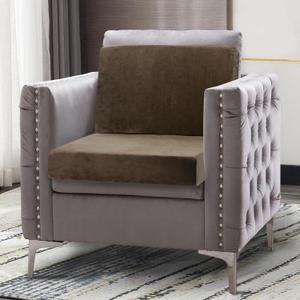 Foam Recliner Chair Cushions Wheelchair Cushions, Non-Slip 4" Thick Supportive Lumbar Support Pillow for Elderly Supportive Seat Cushion with Lumbar Pillow; 20x20x4"+12.8" Backrest Height,Coffee