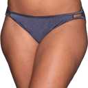 Vanity Fair Women's Illumination String Bikini Panties, Silky Stretch & Satin Trim (8)
