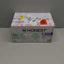 The Honest Company Comfort Dry Disposable Diapers for Sensitive Skin, Hypoallergenic, Rose Blossom + Tutu Cute, Club Box Size Newborn 72 Count