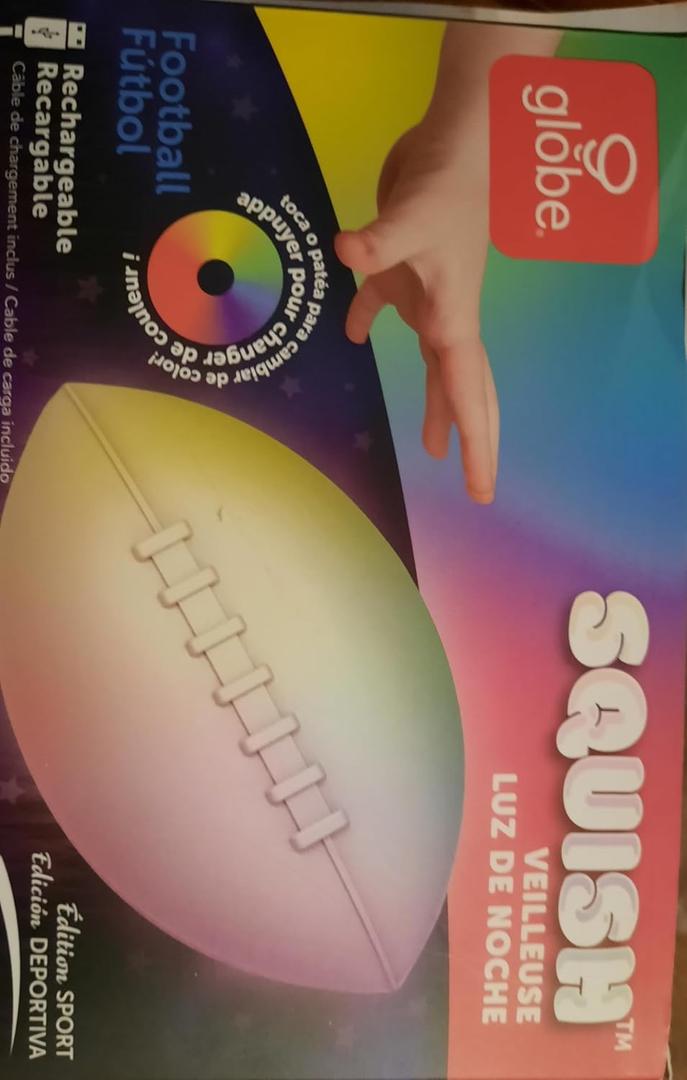 Squish Football Night Light