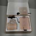 Coffee Mug Warmer Set, 1F Precision Temperature Control Smart Heated Mug for Desk, Electric Coffee Warmer with Auto Shut Off & Real-Time Temp Display, Gifts for Men Women, 15oz Ceramic Mug, Beige