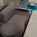 Meridian Furniture Swerve Brown Velvet Upholstered Chair