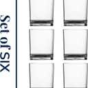 US Acrylic Classic Clear Plastic Reusable Drinking Glasses (Set of 6) 12oz Rocks Cups | BPA-Free Tumblers, Made in USA | Top-Rack Dishwasher Safe
