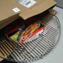 Weber Gourmet BBQ System Hinged Cooking Grate Add Charcoal Without Removing Grate, Includes 12" Insert, Fits 22.5" Weber Charcoal Grills, Kettle