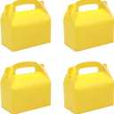 30-Pack Yellow Party Favor Treat Boxes Goodie Candy Gable Box, 30 Count
