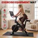 Exercise Bike Mat 70" x 30", 0.2"/0.25" Thick, Compatible with Peloton Bike
