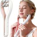 HAMINOS Microcurrent Facial Massager with 3D Roller, 3 Intensity Levels, Lifting & Toning Tool for Face, Leg, Arms & Neck, Gentle Contouring & Skincare Absorption