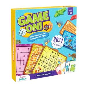 LoveDabble 20 in 1 Board Games for Family & Kids: Dive into Strategy & Enjoy Classics Like Ludo, Chess, Plus New Hits Like Marching Forward & Bee Quick! Fun Games for All