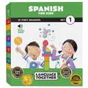 Spanish for Kids: 10 First Reader Books with Online Audio and 100 Words (Beginning to Learn Spanish) Set 1 by Language Together