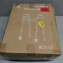 Delog Narrow Folding Walker for Seniors with Trigger Release and 5 Inches Wheels, Lightweight Supports Up to 350 lbs, Aluminum Folding Walker for Elderly, Handicapped and Disabled (Gray)