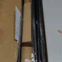 5/8 Diameter Curtain Rods 30-90 Inch, for 30-84 Inch Windows, Adjustable Splicing Black Curtain Rods for Windows with Brackets, Window Rod Long Small Curtains Rod