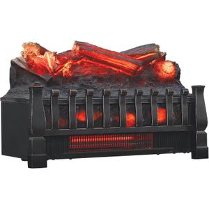 duraflame Electric Log Set 1,000 Sq Ft Heater, Faux Logs Insert with Infrared Flames for Existing Fireplaces, Remote Control Included