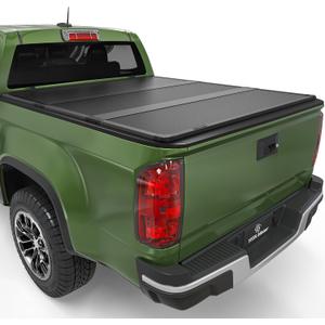 YITAMOTOR FRP Hard Tri-Fold Truck Bed Tonneau Cover Compatible with 2015-2026 Chevy Colorado/GMC Canyon 5.2 ft Bed