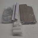 Cat Window Hammock  Mess-Free Waterproof Cats Window Perch for Large Cats, Strong Suction Cup Hammock with Flannel Cover, Indoor Cat Seat, Beige