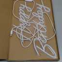 Happy Birthday Neon Sign for Wall Decor, LED Happy Birthday Light Up Sign, USB Powered Dimmable Neon Light for Birthday Party Decorations Backdrop, White (17 x 12 inch)