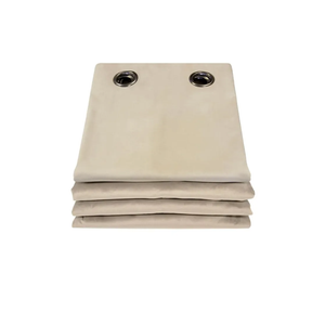 Moondream DecibelControl™ 3-in-1 Soundproof Curtain | Noise Reduction | Thermal Insulation | 100% Blackout | Patented Technology | Velvet | Grommet | 52" W x 84" L | Beige - Darjeeling MC15