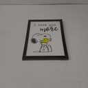 Peanuts Snoopy and Woodstock I Love You More Framed Wood Wall Decor - Adorable Snoopy Picture for Home Decorating