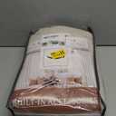 Black Out 96 Inch Long Boho Curtains 2 Panel Set, Farmhouse Curtains for Living Room Darkening/Thermal/Noise Reduction Textured Flax Linen Drape 8ft Hook&Ring Included Birch Off White 50"x96"