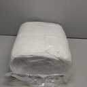 WhatsBedding Memory Foam Mattress Topper Twin for Pressure Relief, 100% Cotton Cover, Comfort Supportive Pillow Top Mattress Topper, Fluffy Shredded Memory Foam Filled