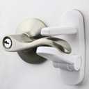 Door Lever Lock (3 Pack) Prevents Toddlers from Opening Doors. 3.25" L * 1.5" W * 4.5" H Easy One Hand Operation for Adults. Durable ABS with 3M Adhesive Backing. Simple Install, No Tools Needed.
