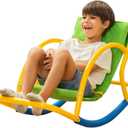 PLATPORTS Calming Sensory Rocking Chair for Kids – Balance Seat for Focus, Relaxation & Play | Indoor Outdoor Therapy Chair for Autism, ADHD & Active Kids, Medium