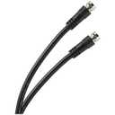 GE RG6 Coax Cable, 6ft, F-Type Connectors, Screw-On Installation, No Tools Required, Black 33626