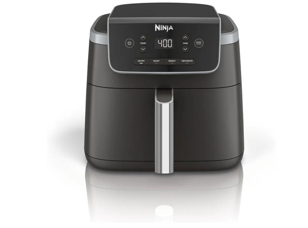 Ninja Air Fryer Pro 4-in-1 Capacity 5 m2 (4.7 Litres) Outdoor Roast, BBQ, Heating, Drainage, BBQ, Air Crisp Technology, Non-stick Basket and Crispy Griddle, Grey