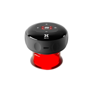 REVOMADIC REVO The Original 4-in-1 Smart Cupping Therapy Massager, Red Light Therapy for Targeted Pain Relief, Knots, Aches, Muscle Soreness, Circulation & Tighter Skin, Portable Cupping Kit