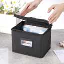 Yoseng Die Cut Organizer Box - Card Storage for Greeting, Birthday, Sports & Trading Cards, Photos