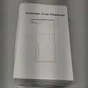 Automatic Soap Dispenser Liquid Touchless: 13.52oz/400ml Wall USB Rechargeable - 4-Level Adjustable Modern Electric Hand Soap Dispenser - Kitchen Bathroom Kids Family White (White Gel Typ)