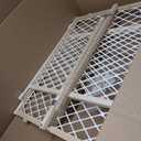 Toddleroo by North States - Diamond Mesh Wooden Baby Gate: Pressure Mounted Baby Gate for Doorways - Adjustable 26.5 to 42 Inches Wide - 23 Inches Tall