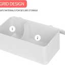 pad and tampon organizer for bathroom,Sanitary Napkin Holder, Pad and Tampon Organizer for Period, Sanitary Napkin Storage Container, White