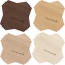 3 x Gersoniel 100 Pcs Baby Shower Cocktail Napkins Brown, Disposable Square Dessert Napkins, Folded 5x5 Inch Cocktail Tissue Paper for Baby Shower Birthday Party Supplies